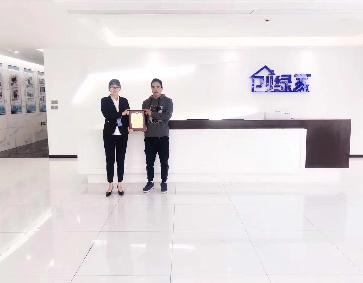 熱烈祝賀陳總簽約創綠家河南省縣級市代理！
