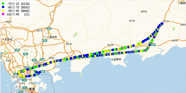 急救鏈路網絡情況監測（定位維度）